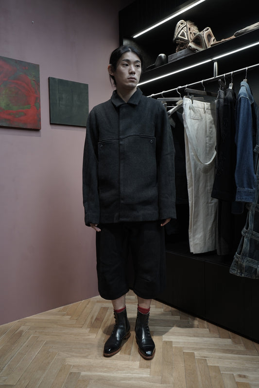 Omar Afridi NOVA OVERCOAT (CHARCOAL GREY)